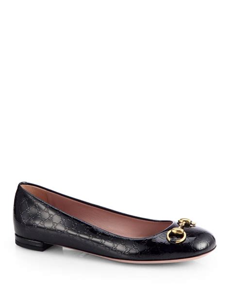 gucci ballerina's|gucci jolie leather flats.